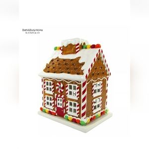Bath & Body Works GINGERBREAD 10" Luminary Candle House Candy 2009 Slatkin
